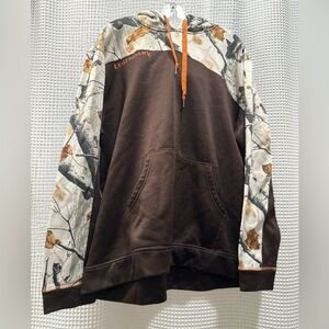 Legendary Whitetails Brown and Camouflage Hoodie